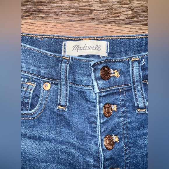 Madewell Raw Hem 9” Midrise Skinny Jeans Size 24 - Picture 7 of 8